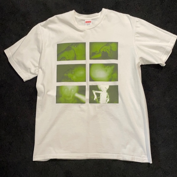 Supreme Rubber Johnny Tshirt White Size 